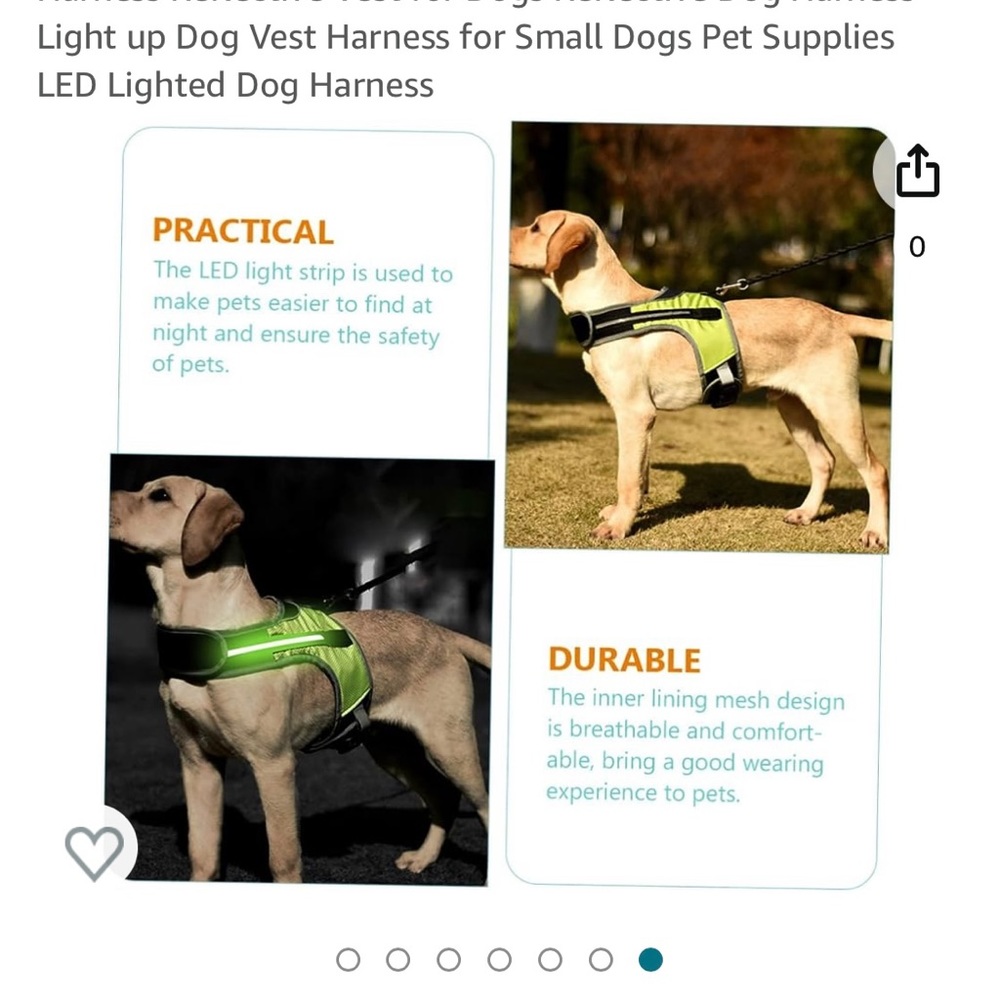 Light up Dog Harness